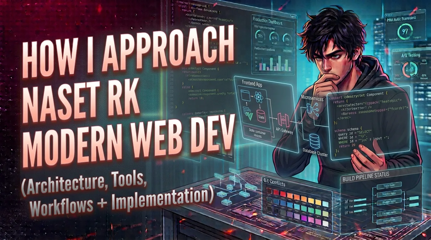Modern web development workflow