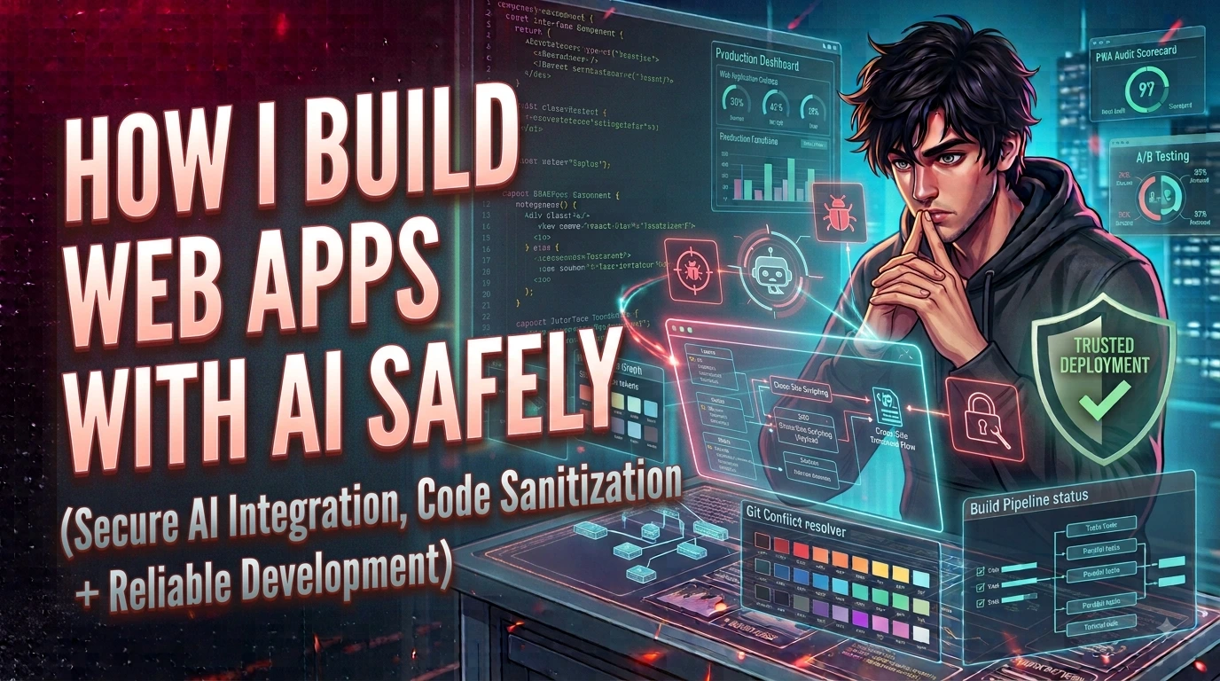 How I Build Web Apps With AI Safely