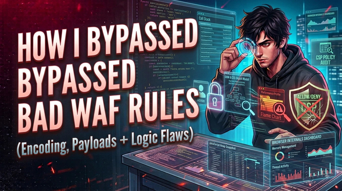 WAF bypass comparison showing encoded and obfuscated payloads