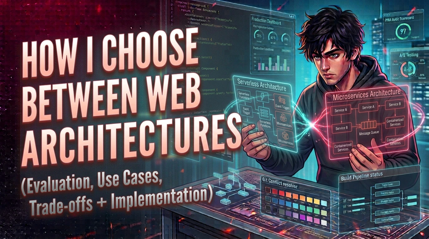How I Choose Between Web Architectures